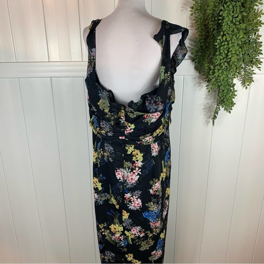 18 plus size NEW City Chic Honey Suckle Dress Black Womens Plus 18 - Picture 6 of 10